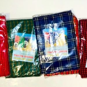 Cultural Masai wraps.